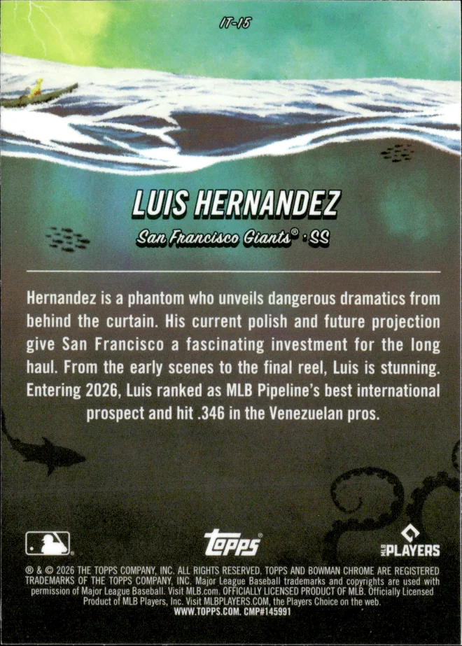 Luis Hernandez card back