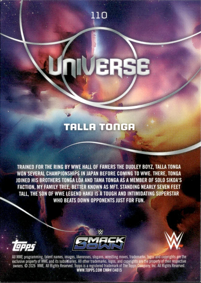 Talla Tonga card back