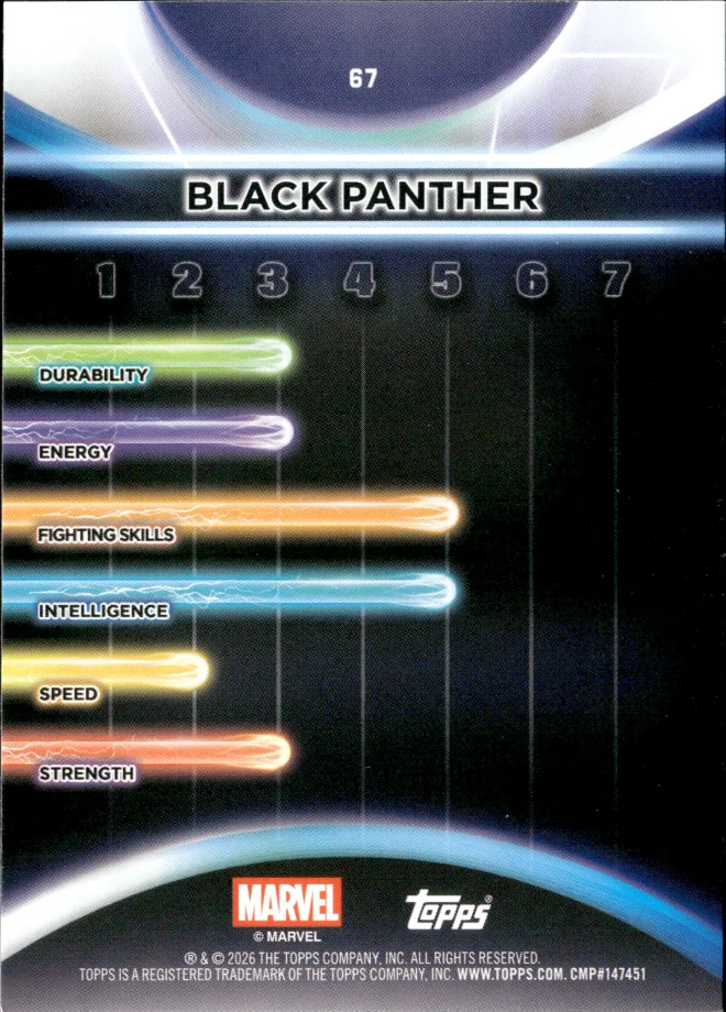 Black Panther card back
