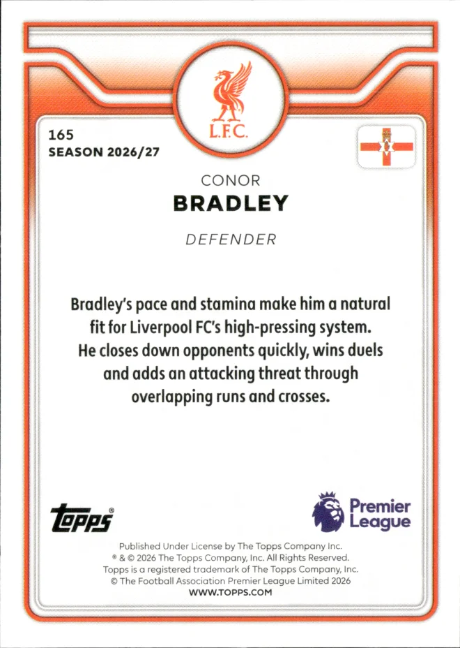 Conor Bradley card back