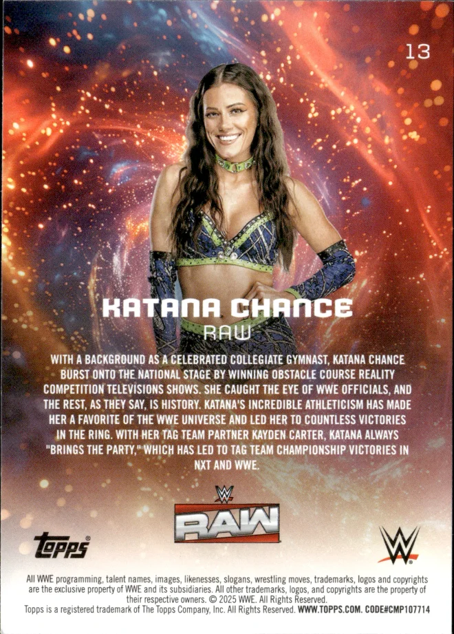 Katana Chance card back