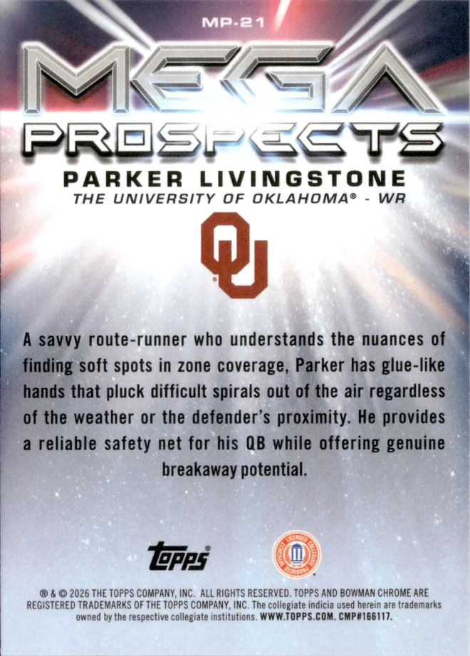 Parker Livingstone card back