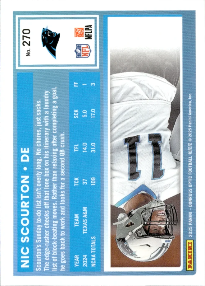 Nic Scourton card back