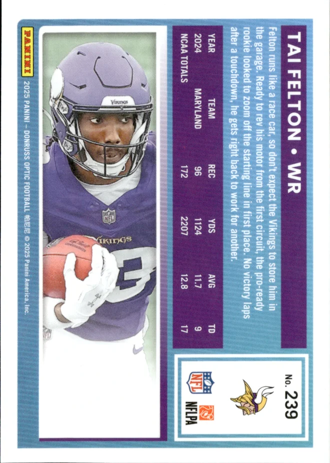 Tai Felton card back