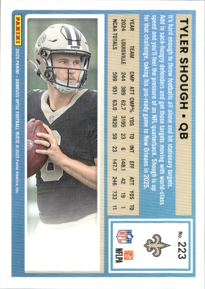 Tyler Shough card back
