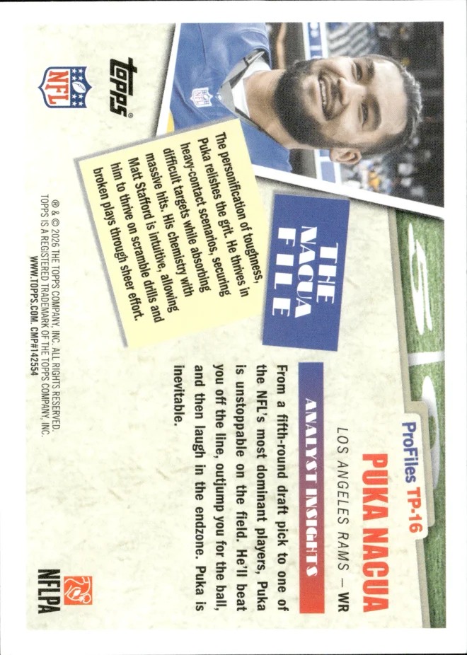Puka Nacua card back