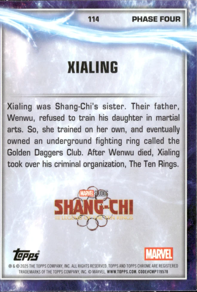 Xialing card back