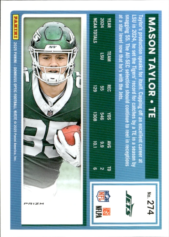 Mason Taylor card back