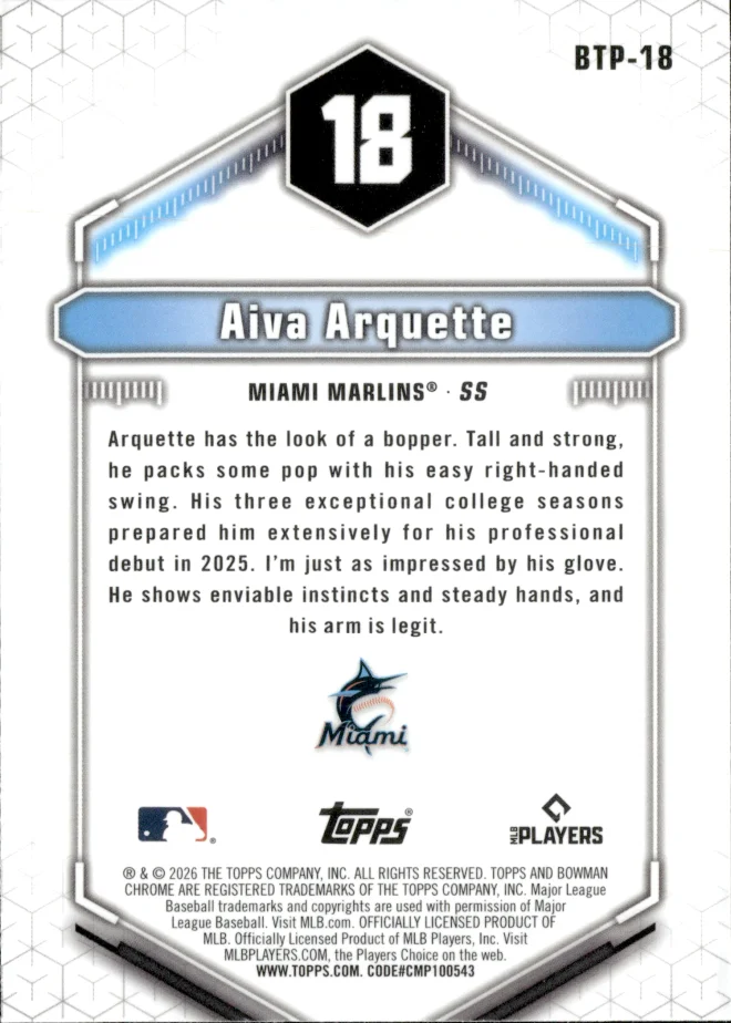 Aiva Arquette card back