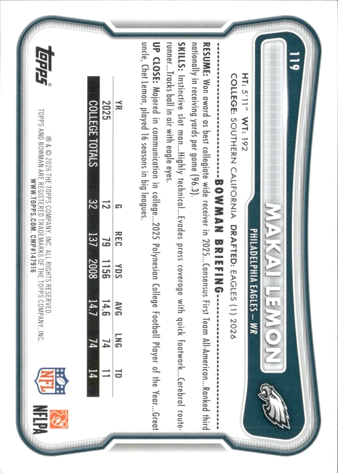 Makai Lemon card back
