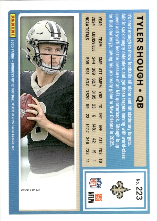 Tyler Shough card back