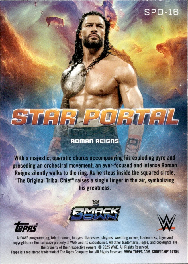 Roman Reigns card back