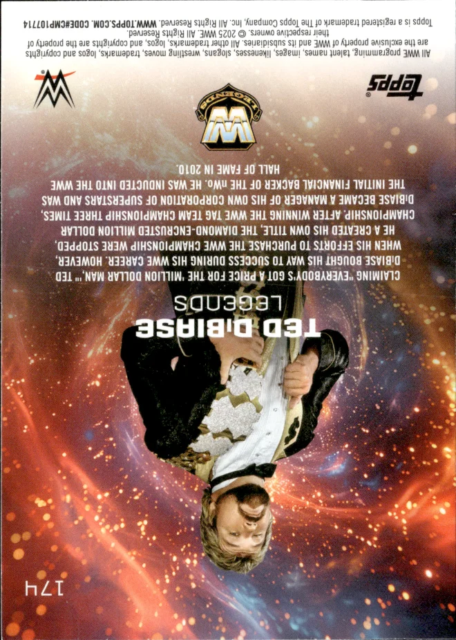 Ted DiBiase card back