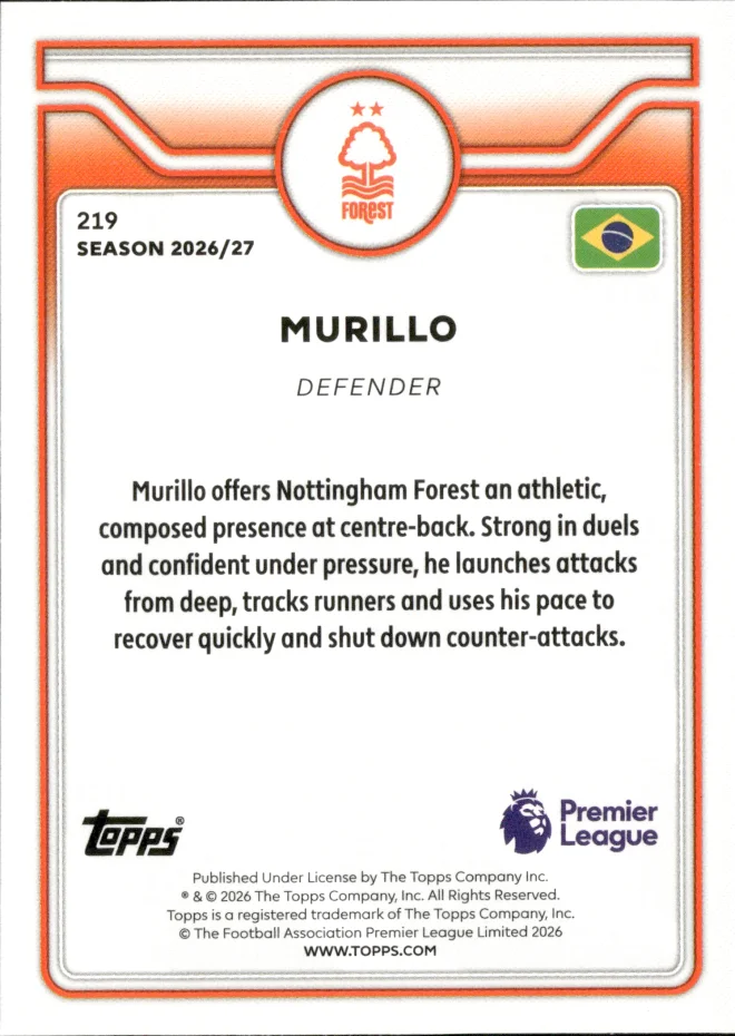 Murillo card back