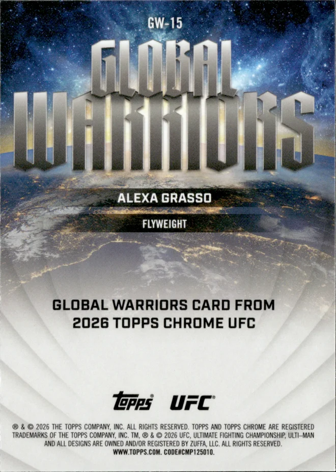 Alexa Grasso card back