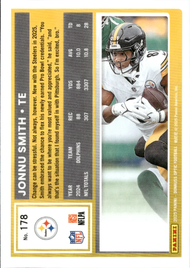 Jonnu Smith card back
