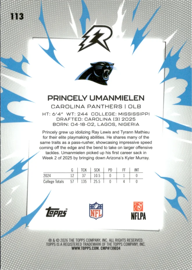 Princely Umanmielen card back
