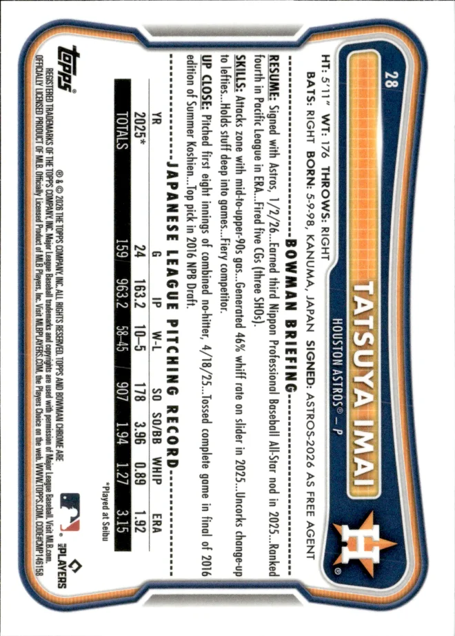 Tatsuya Imai card back