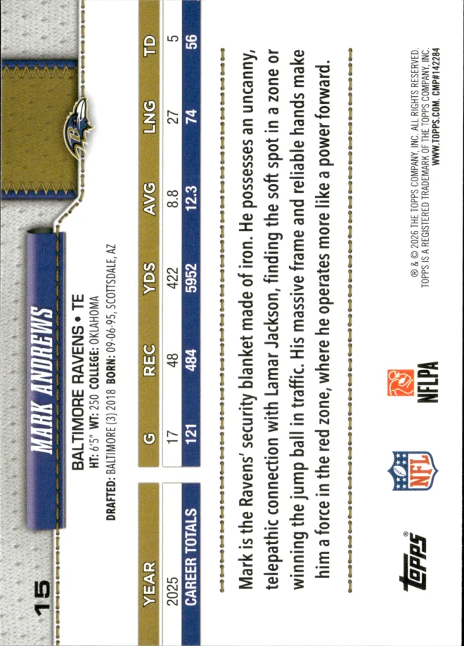Mark Andrews card back