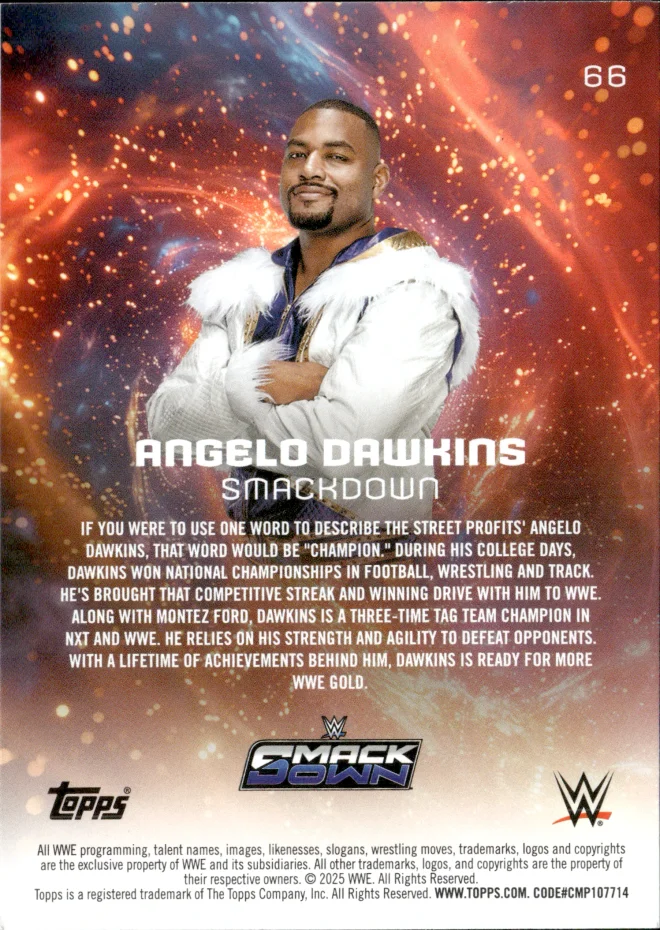Angelo Dawkins card back