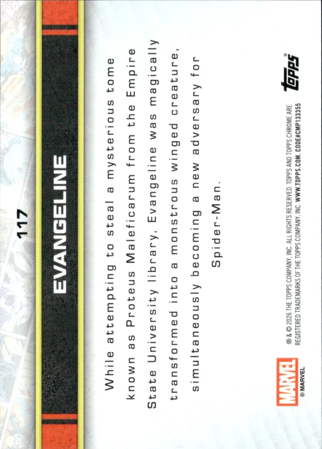 Evangeline card back