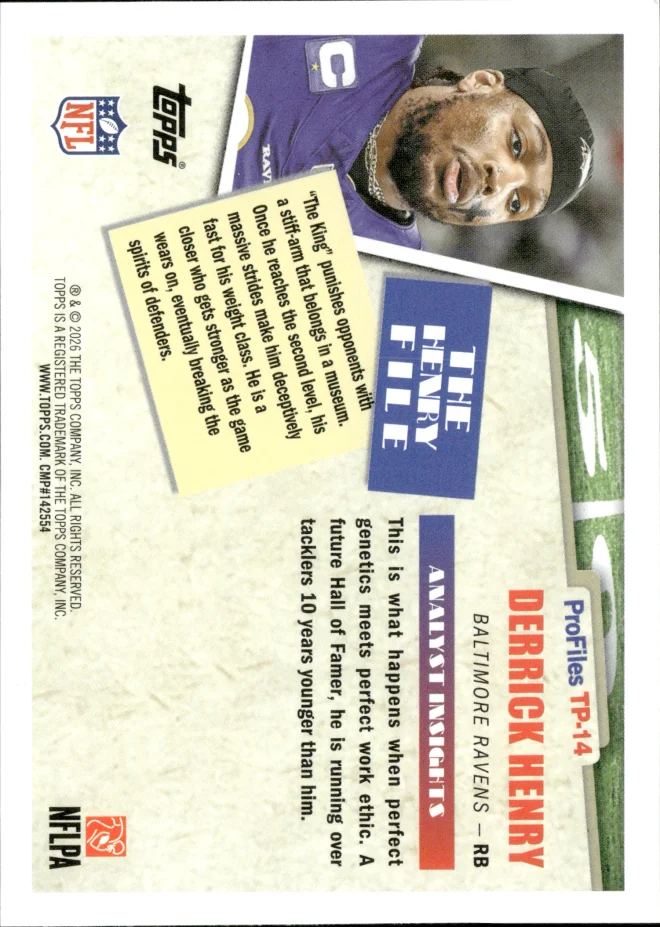 Derrick Henry card back