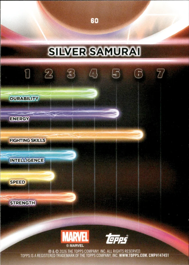 Silver Samurai card back