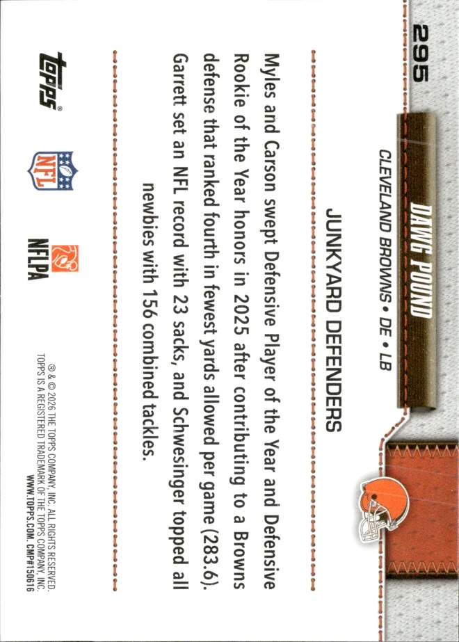 Dawg Pound card back
