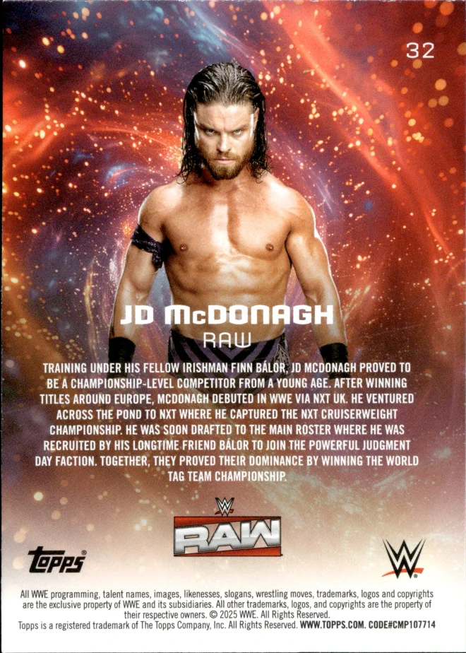 JD McDonagh card back