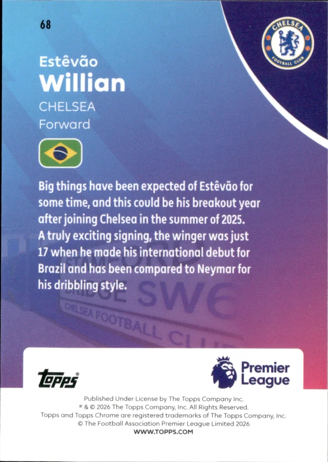 Estêvão Willian card back