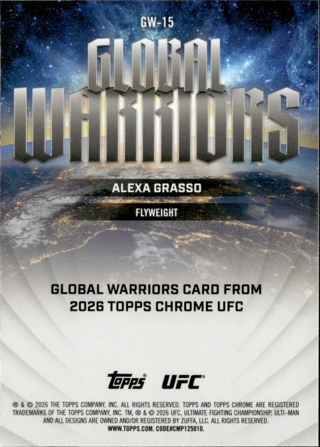 Alexa Grasso card back