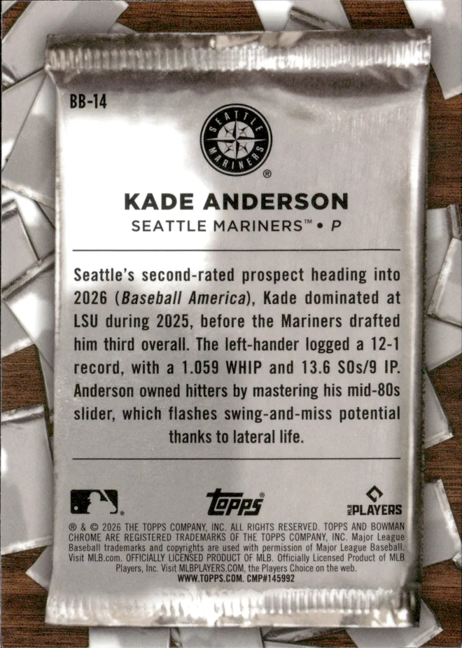 Kade Anderson card back