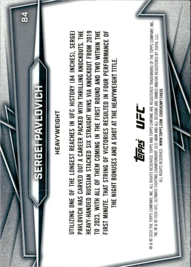 Sergei Pavlovich card back