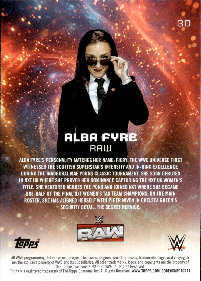 Alba Fyre card back