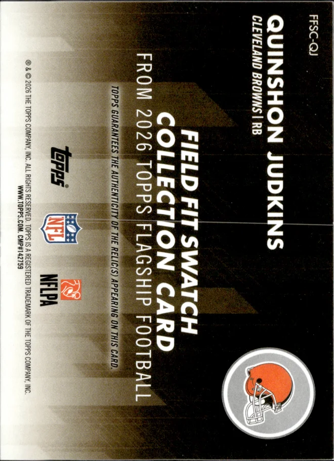 Quinshon Judkins card back