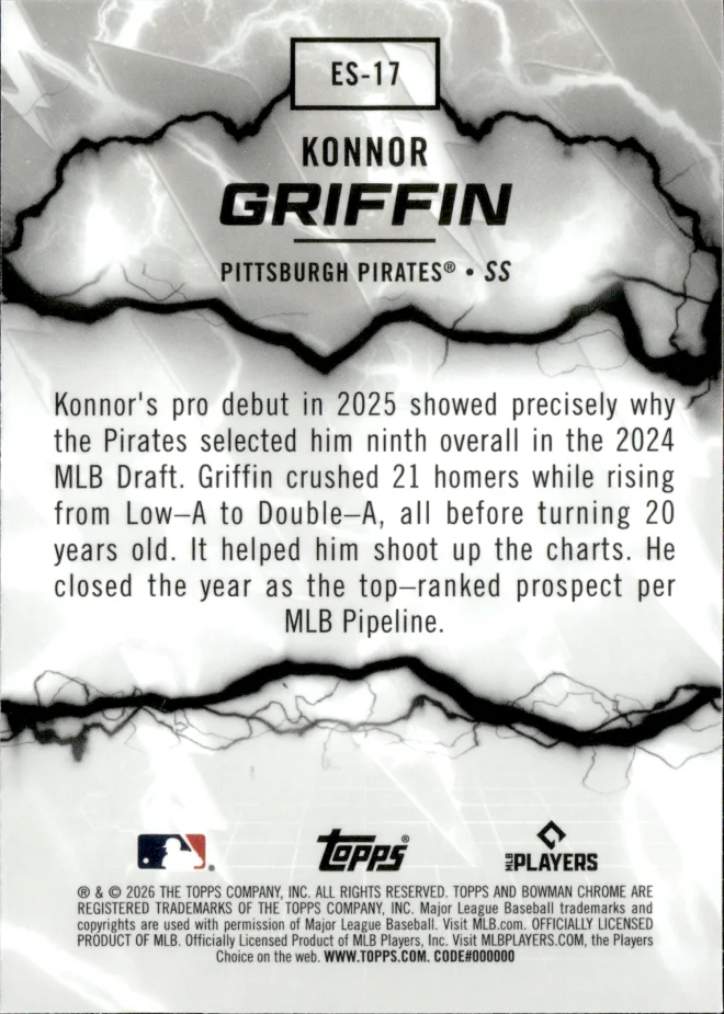 Konnor Griffin card back