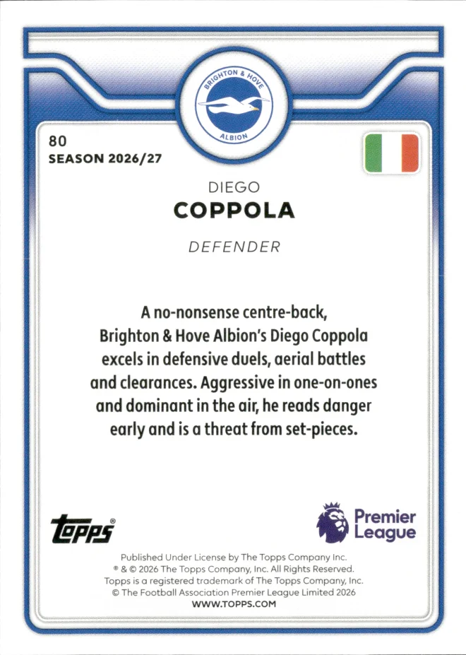 Diego Coppola card back