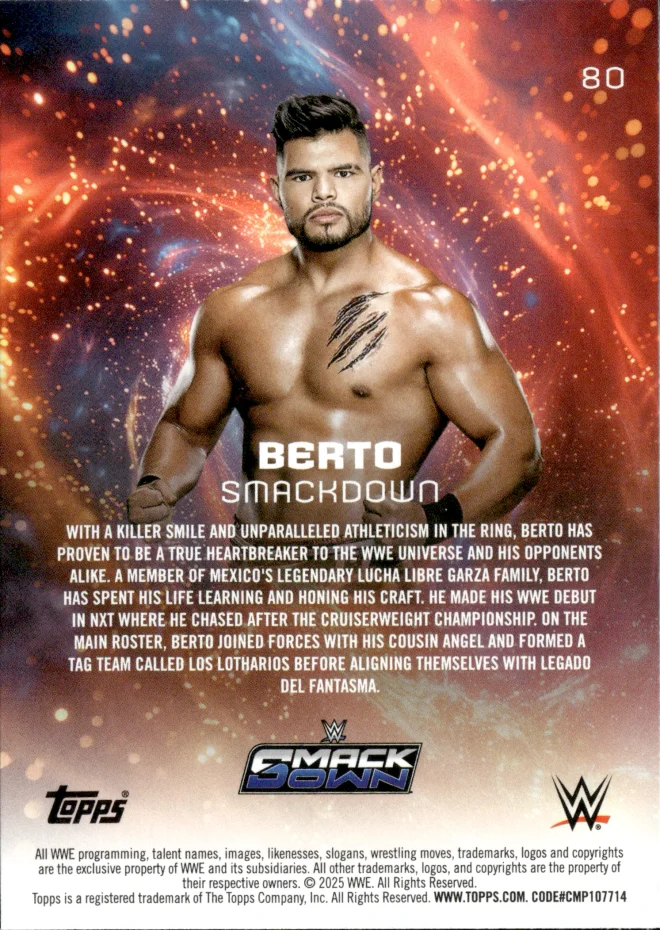 Berto card back