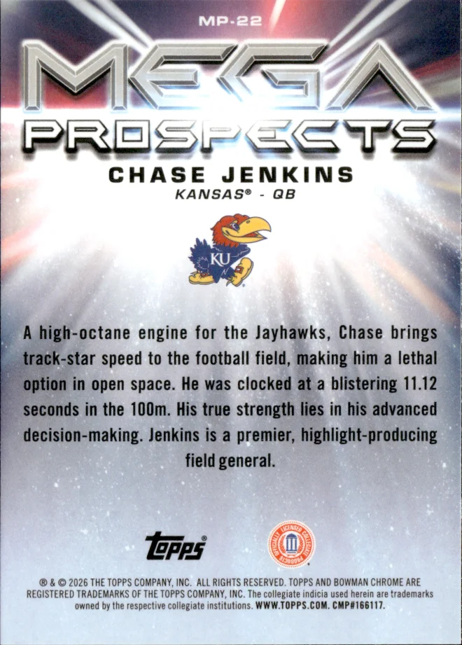 Chase Jenkins card back