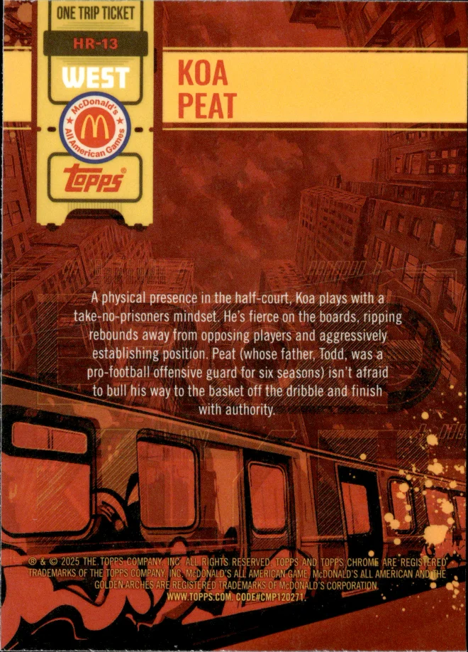 Koa Peat card back