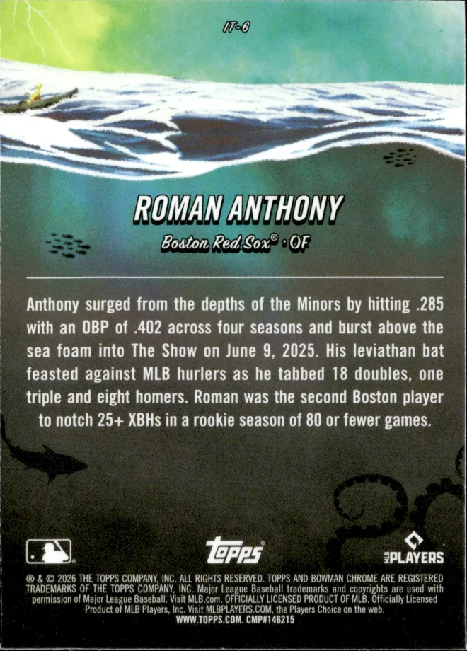 Roman Anthony card back
