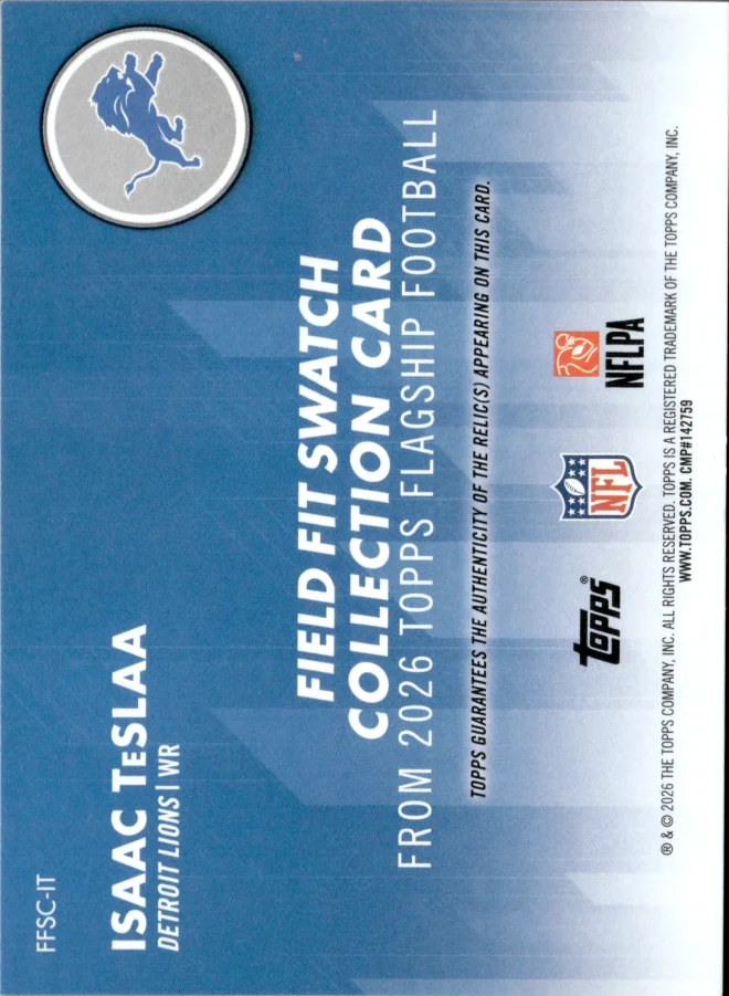 Isaac TeSlaa card back