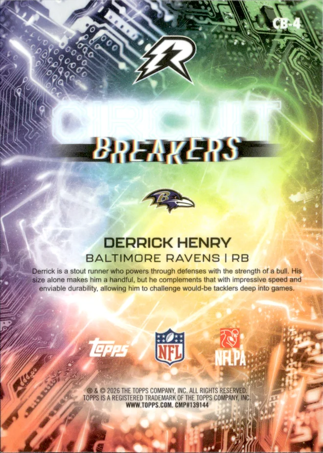 Derrick Henry card back