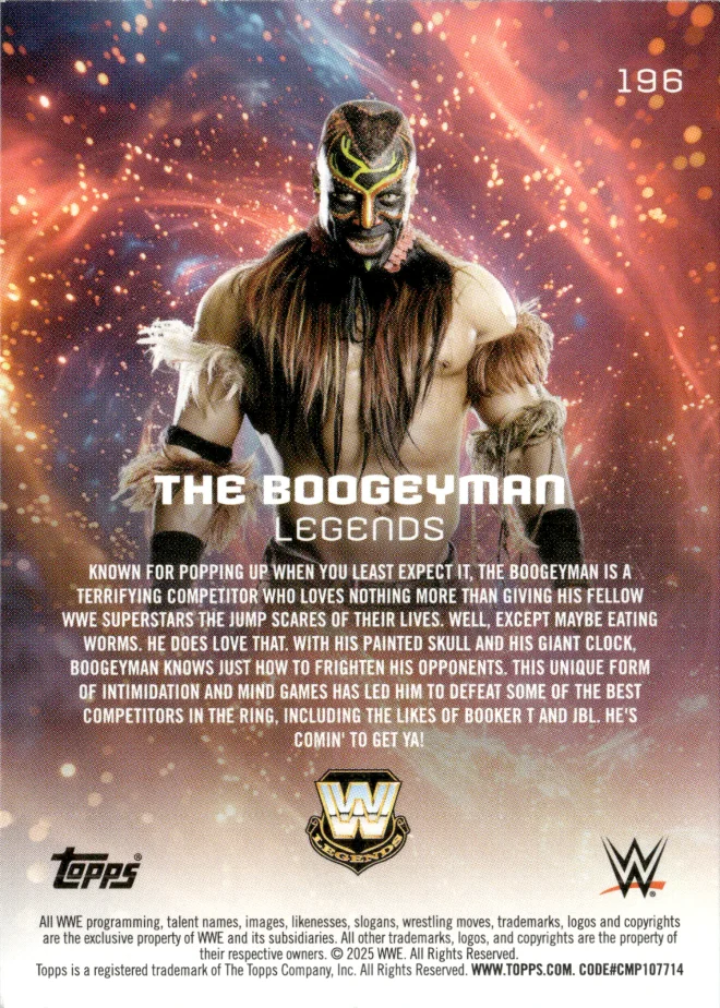 The Boogeyman card back