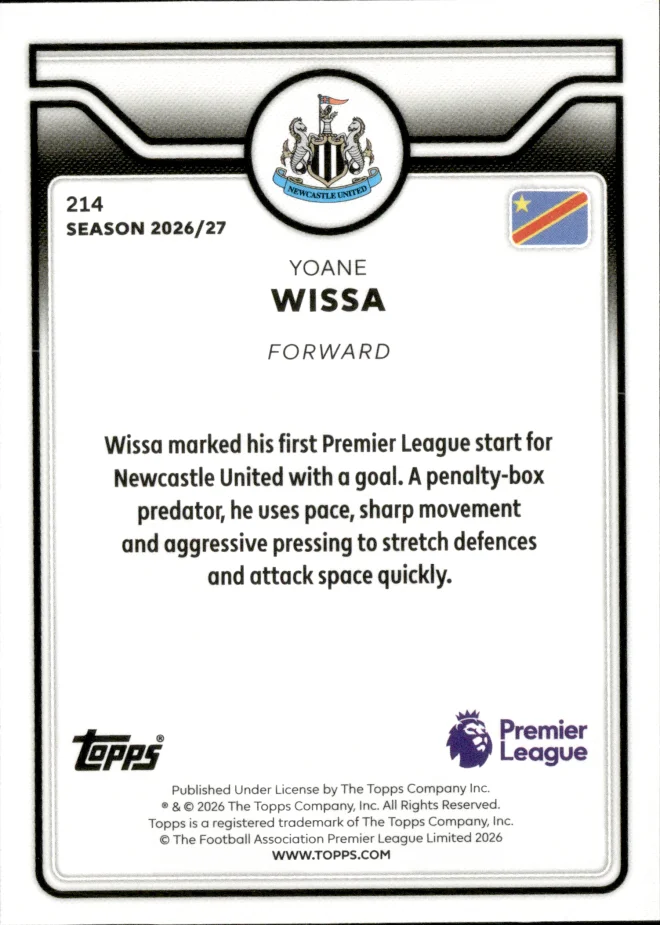Yoane Wissa card back