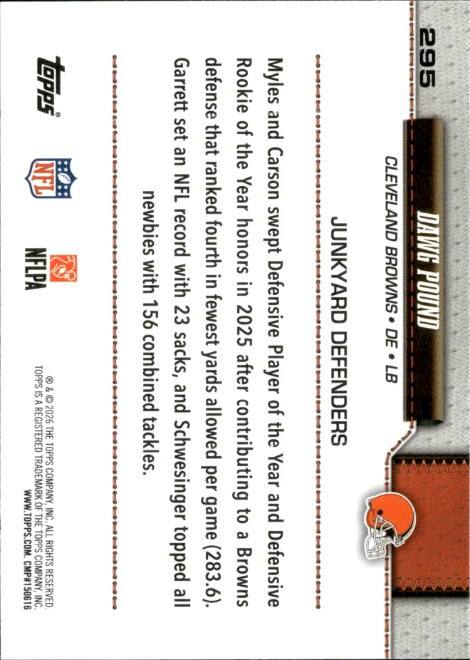 Dawg Pound card back