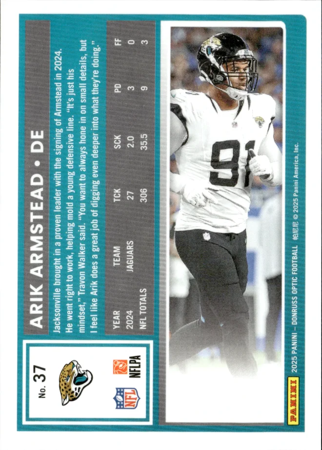 Arik Armstead card back