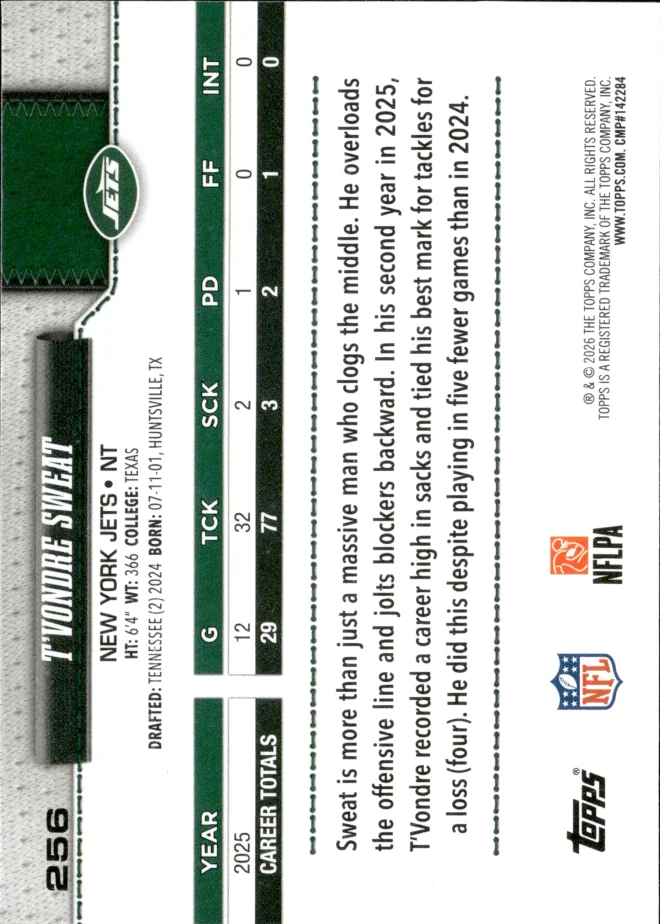 T'Vondre Sweat card back