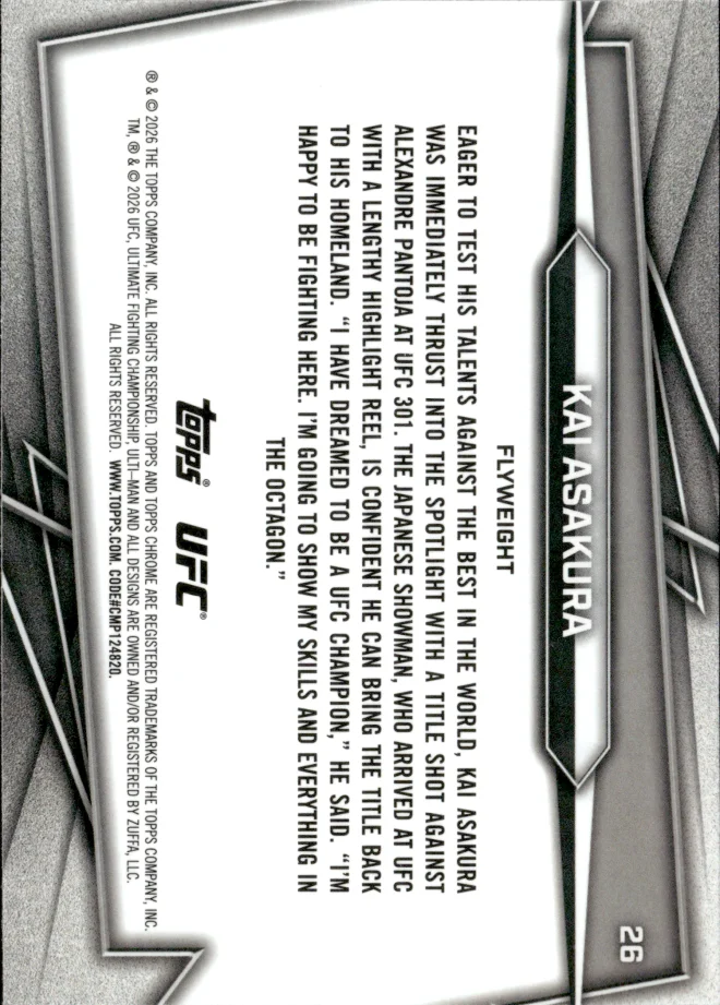 Kai Asakura card back