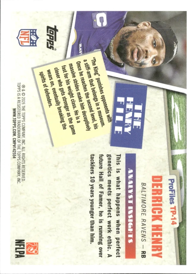 Derrick Henry card back